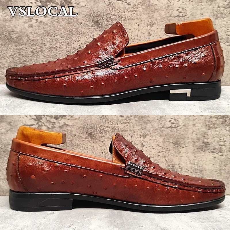 Mocassins homme en cuir brun ou noir – CLEVI Paris