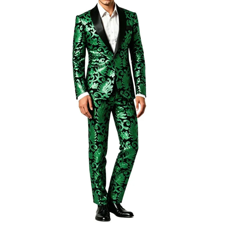 Costume Homme Sequins 2 Pièces – CLEVI Paris