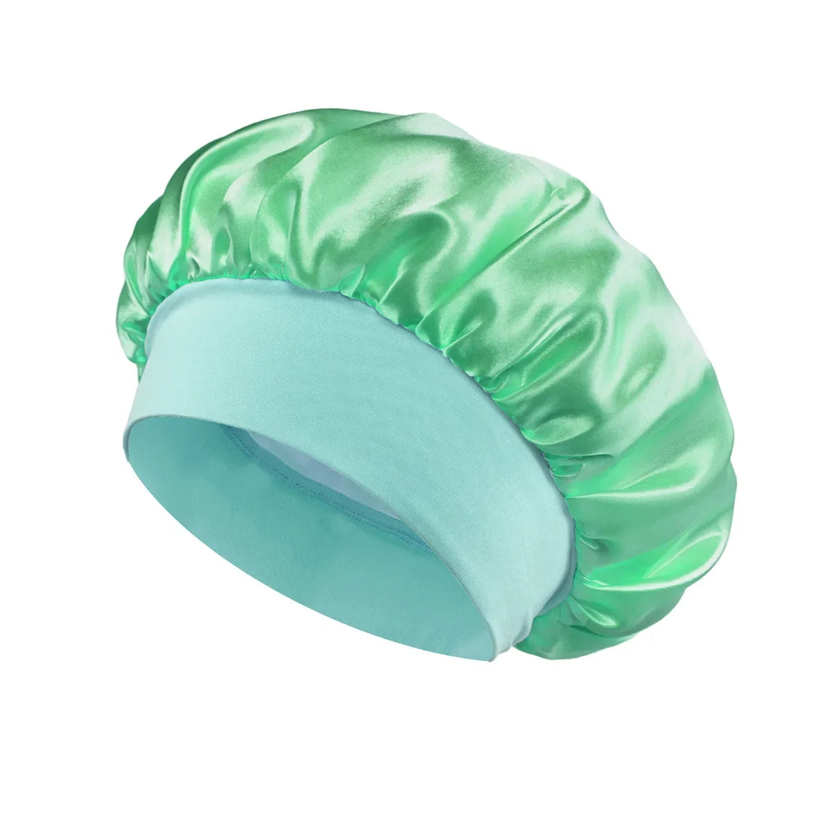 Bonnet de nuit femme en satin de polyester – CLEVI Paris