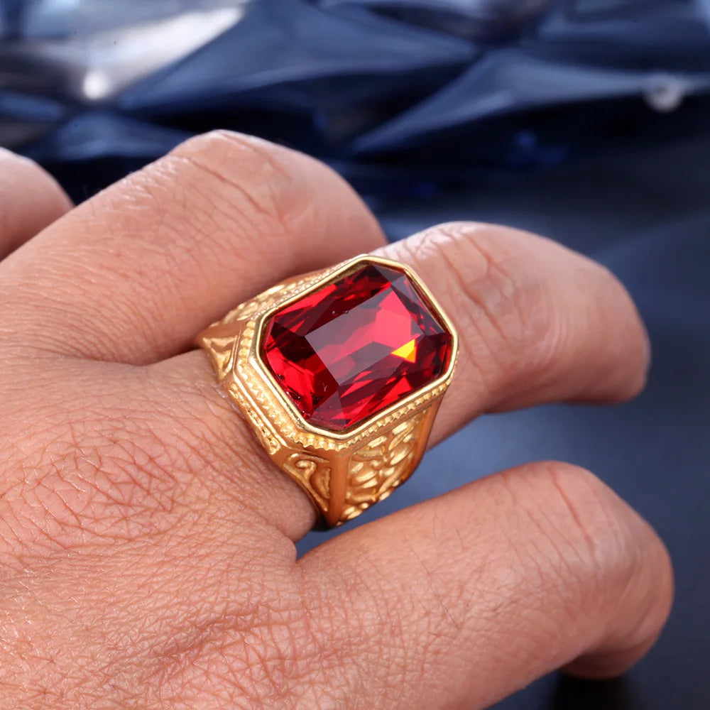 Bague Homme Style Hip-Hop en Acier 316L – CLEVI Paris