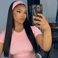 Perruque Headband Straight Cheveux Humains Brésiliens Sans Lace Glueless 200% 250% 16-40 Pouces – CLEVI Paris