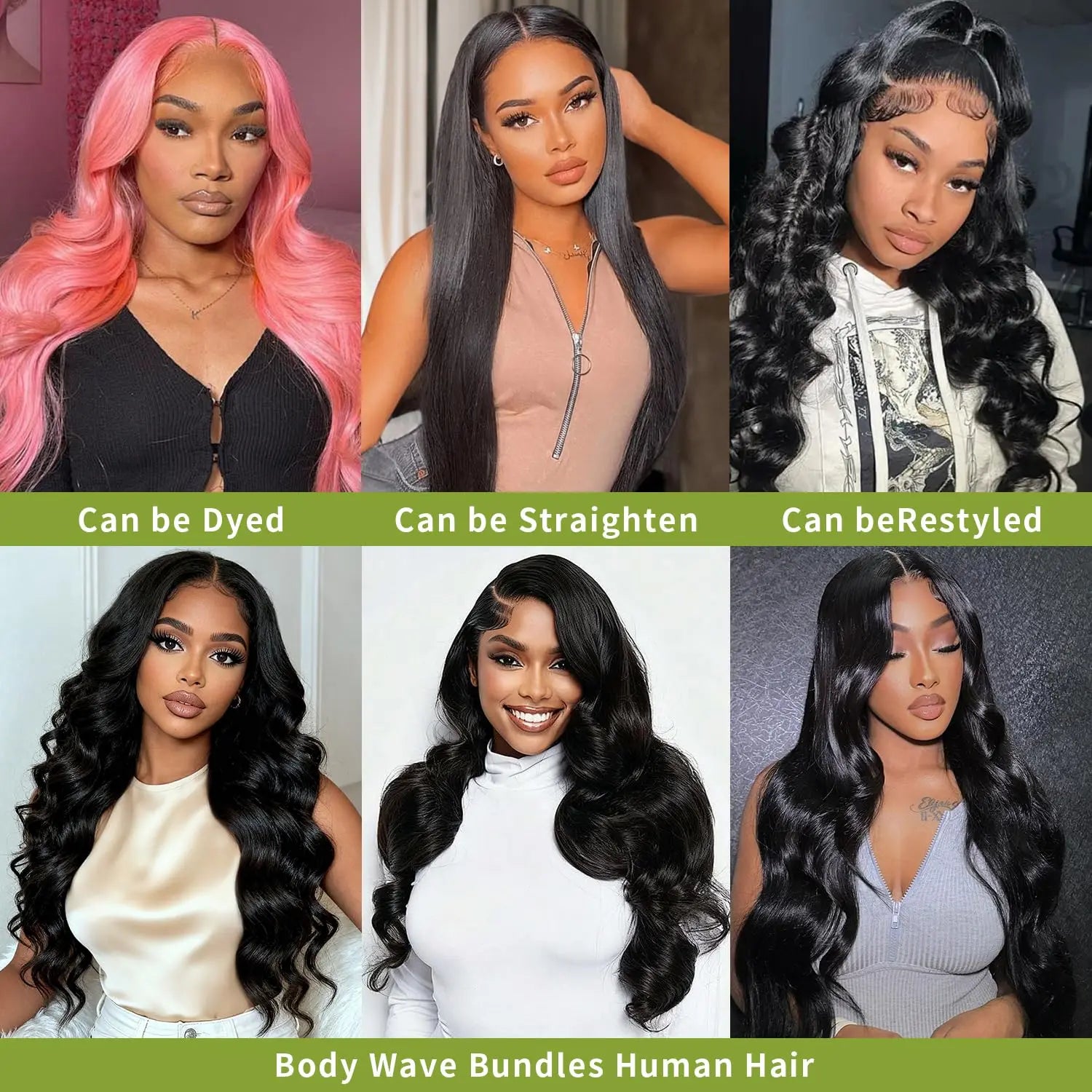Bundles Body Wave Cheveux Humains Brésiliens Remy Hair 12A Double Weft Couleur Naturelle 6-40 Pouces – CLEVI Paris