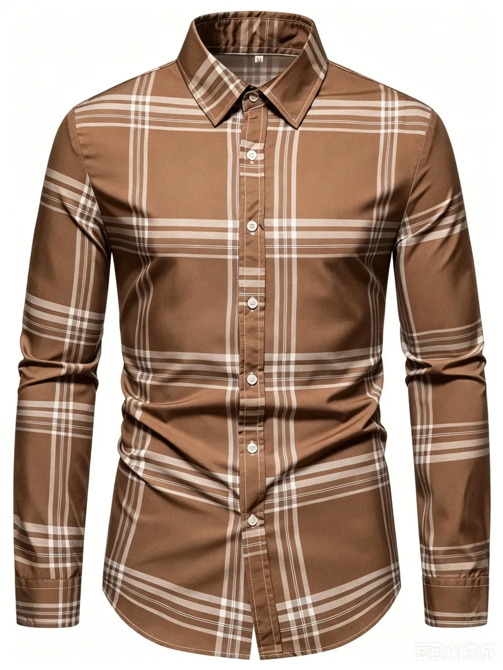 Chemise Homme à Carreaux Imprimés – CLEVI Paris
