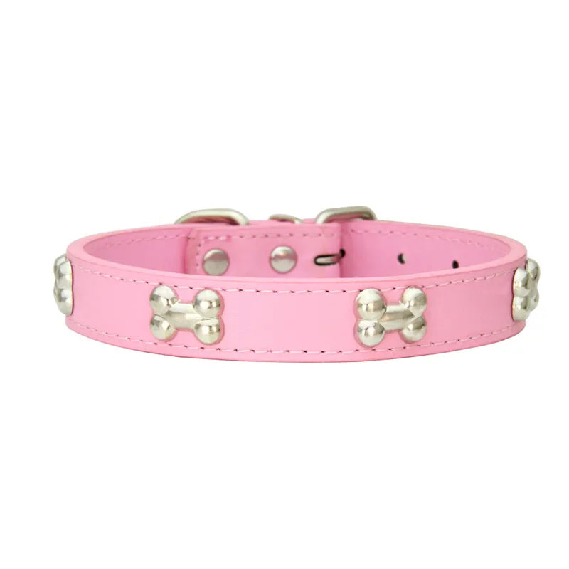 Collier pour chien en cuir multicolore – CLEVI Paris