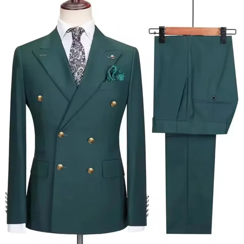 Costume homme 2 pièces, double boutonnage – CLEVI Paris