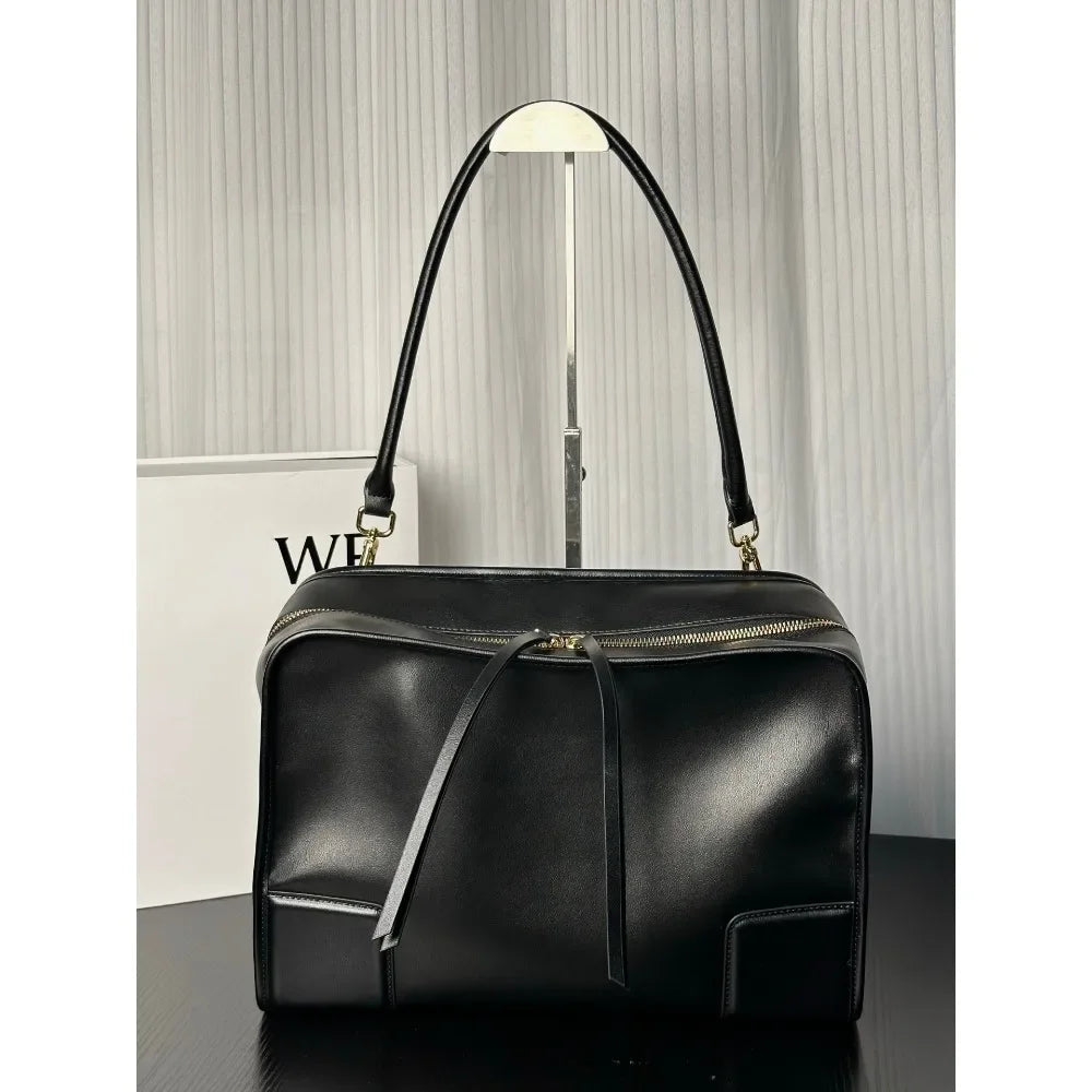 Sac bandoulière femme en cuir, 3 tailles – CLEVI Paris