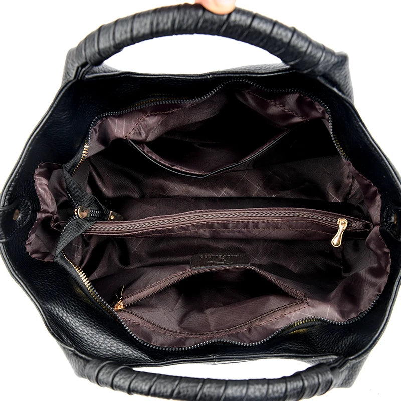 Sac Seau Femme Cuir Véritable Bandoulière – CLEVI Paris