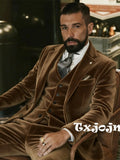 Costume homme 3 pièces en velours – CLEVI Paris