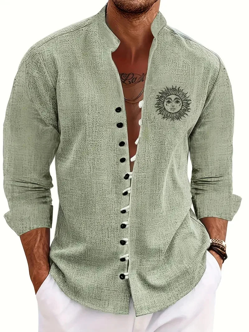 Chemise Homme Imprimé Perroquet 3D – CLEVI Paris