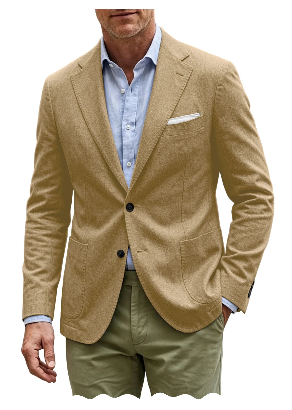 Blazer Homme Coton Léger – CLEVI Paris