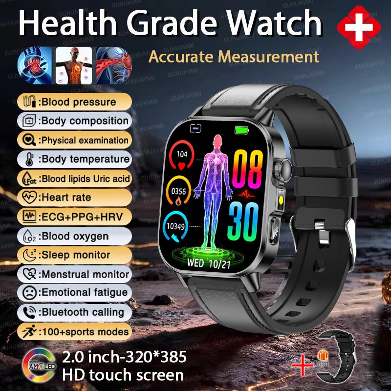 Montre TAVYU ET571 AMOLED 2″ Bluetooth – CLEVI Paris