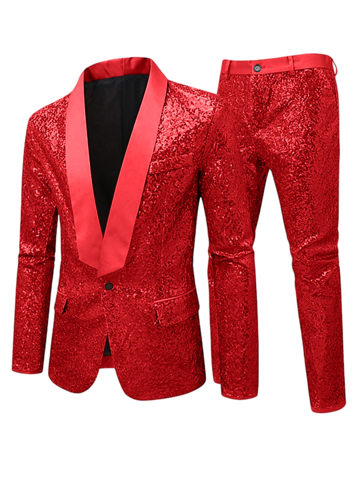 Costume Smoking Sequins Homme 2 Pièces – CLEVI Paris