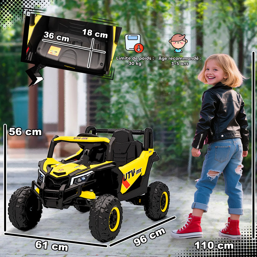 Buggy électrique enfant AIYAPLAY 12 V – CLEVI Paris