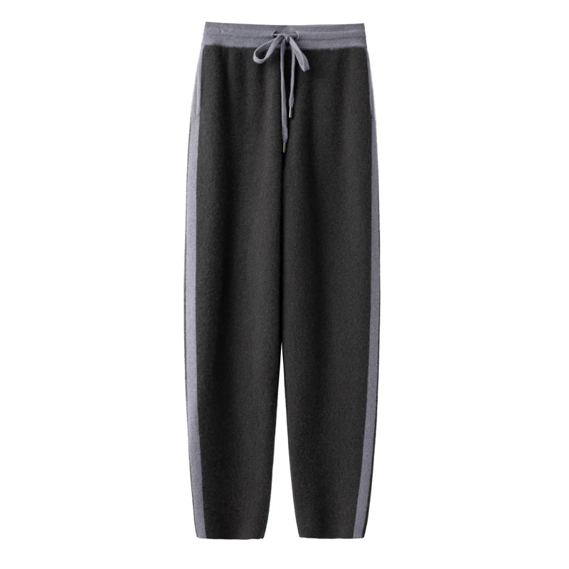 Ensemble homme cachemire zippé à bandes – CLEVI Paris