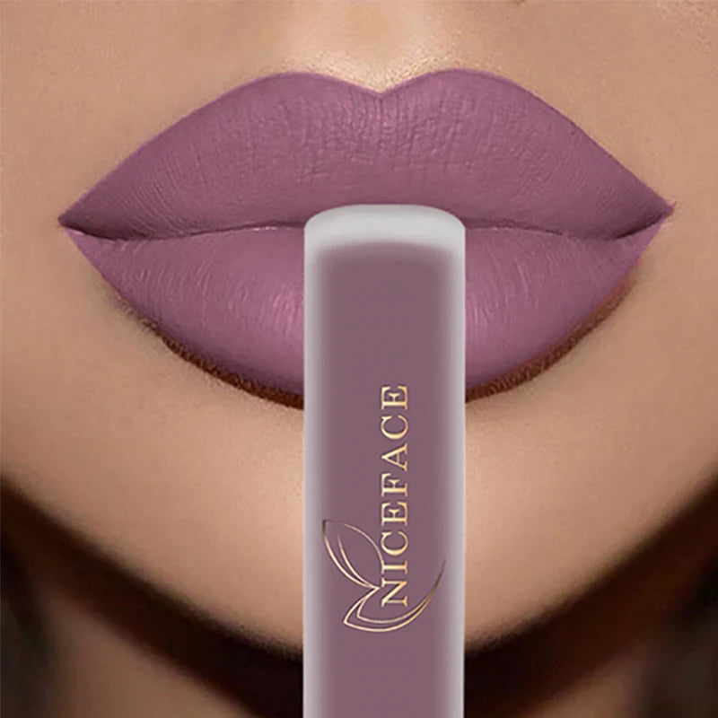 Rouge à Lèvres Liquide Mat Velours QiBest 21 Teintes – CLEVI Paris