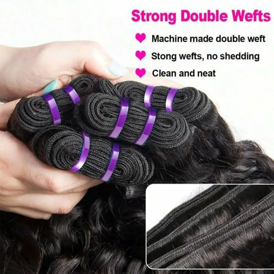 Bundles Bouclés Burmese Curly Cheveux Humains Indiens Remy Hair Boucles Spirales 6-42 Pouces – CLEVI Paris