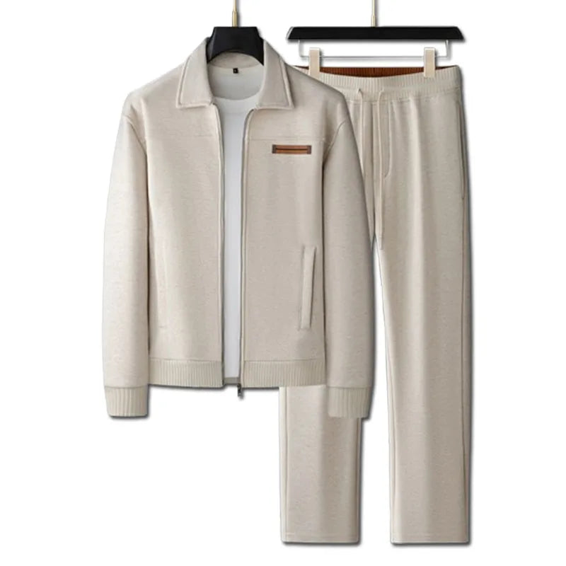Ensemble homme zippé à col rabattu – CLEVI Paris