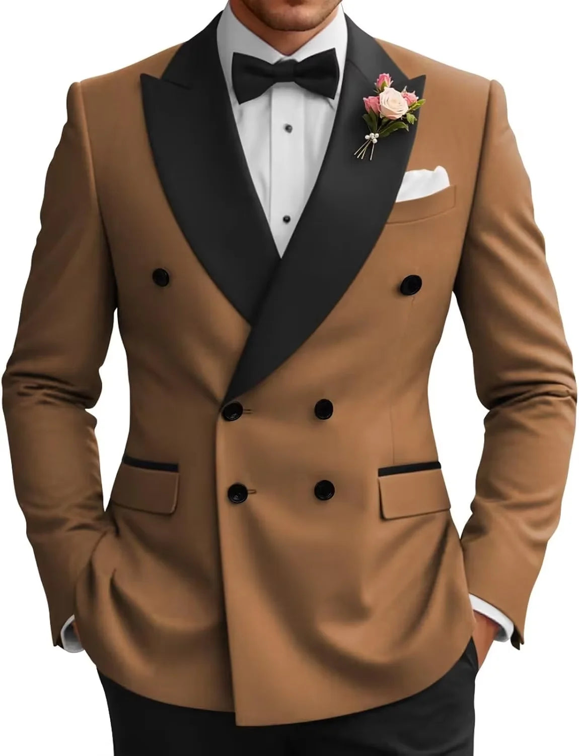 Veste de smoking croisée homme – CLEVI Paris