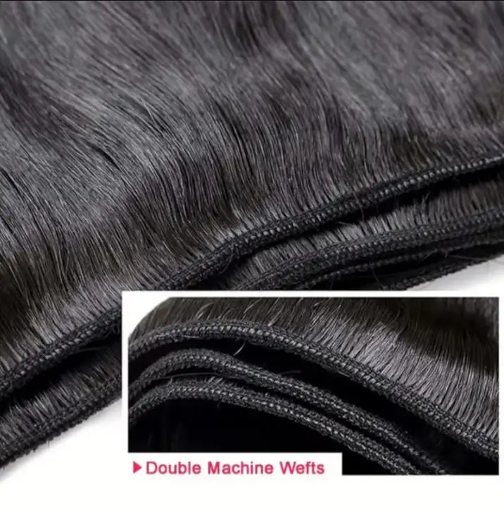 Tissage Brésilien Straight Remy Hair Lisse Double Weft – CLEVI Paris