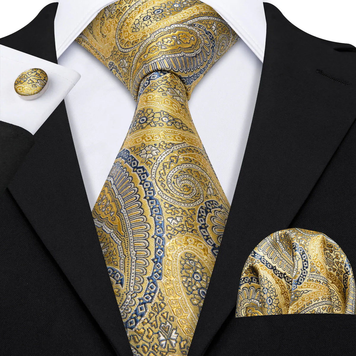 Ensemble Cravate Jacquard Homme – CLEVI Paris