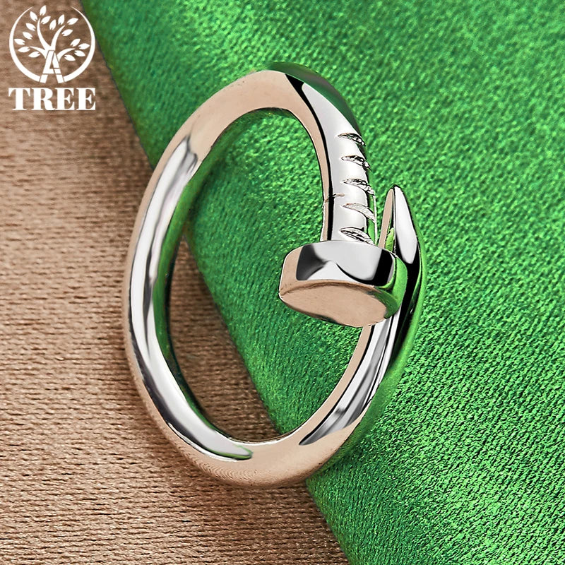 Bague Ajustable Géométrique Dorée ou Argentée – CLEVI Paris
