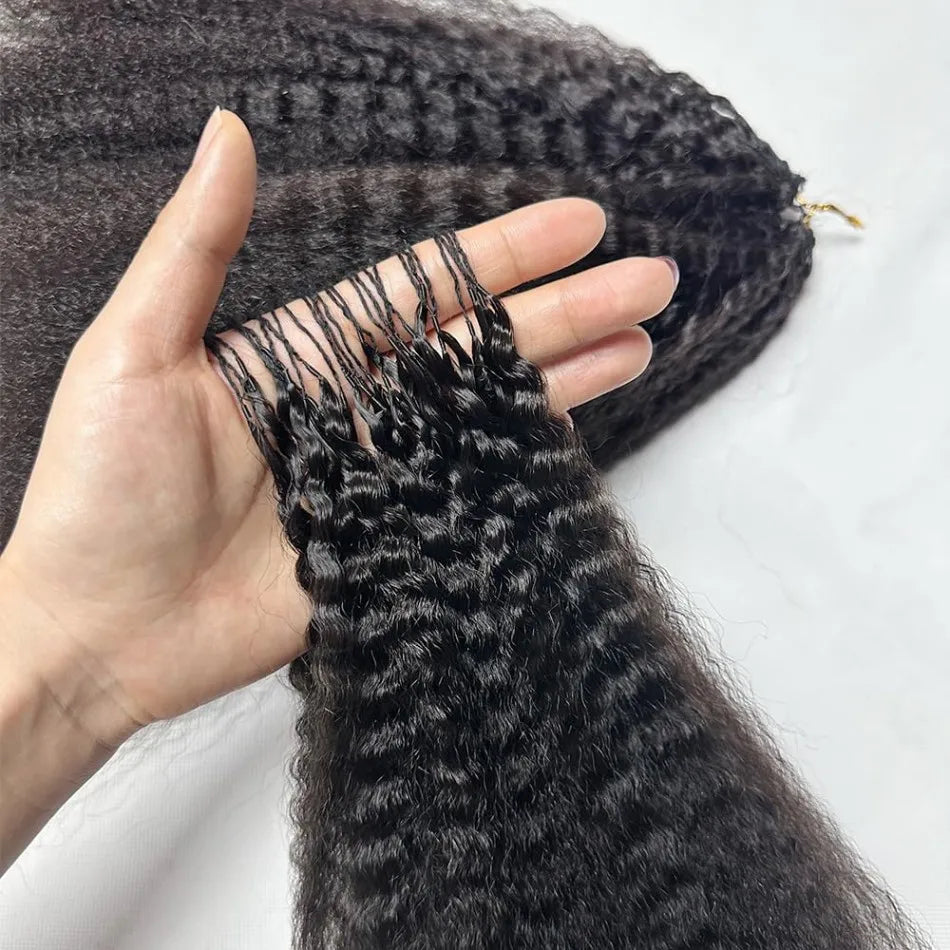 Extensions Cheveux Humains Crochet Kinky Straight 10-30 Pouces – CLEVI Paris