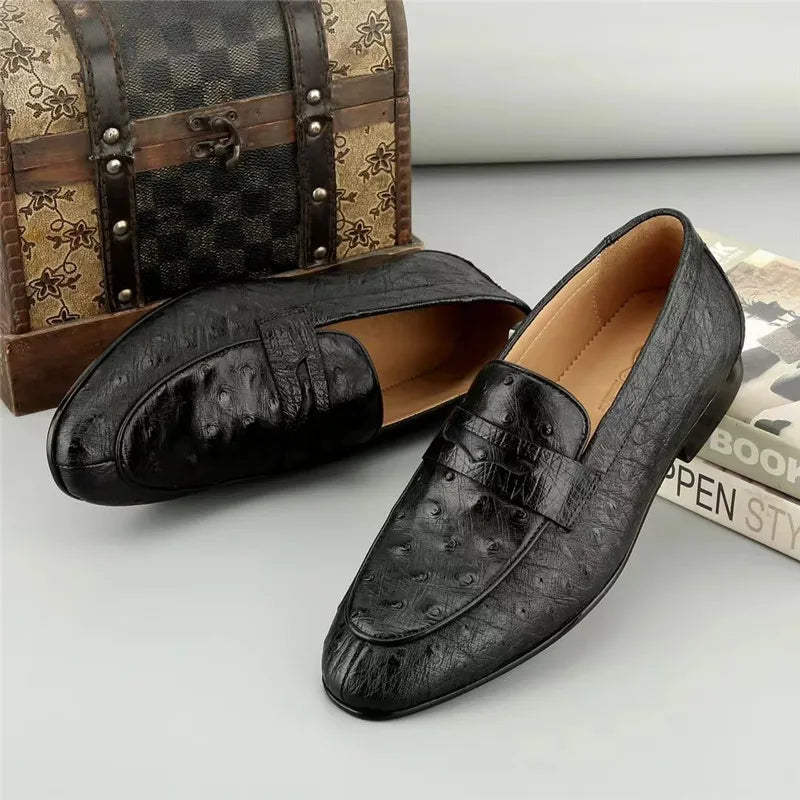 Mocassins homme noirs en cuir – CLEVI Paris