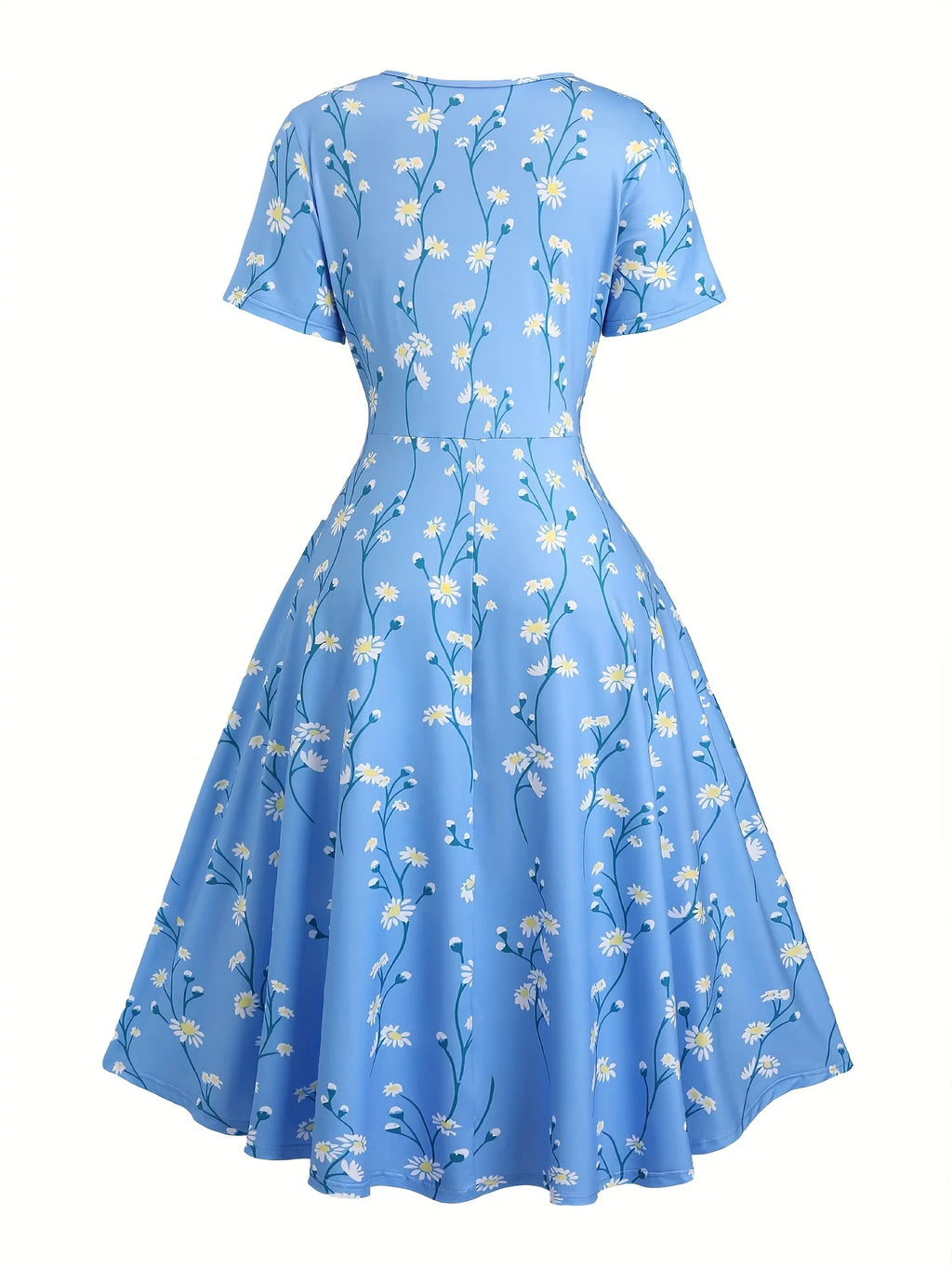 Robe Longue Femme Grande Taille Imprimé Floral Soirée Jupe Ample – CLEVI Paris