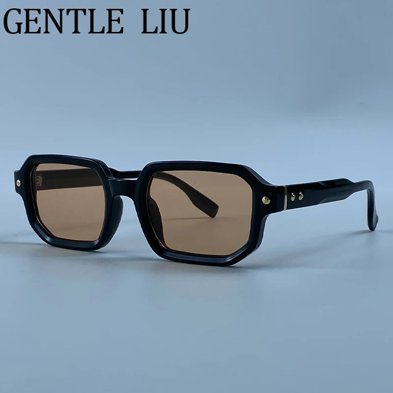 Lunettes de soleil femme carrées steampunk – CLEVI Paris