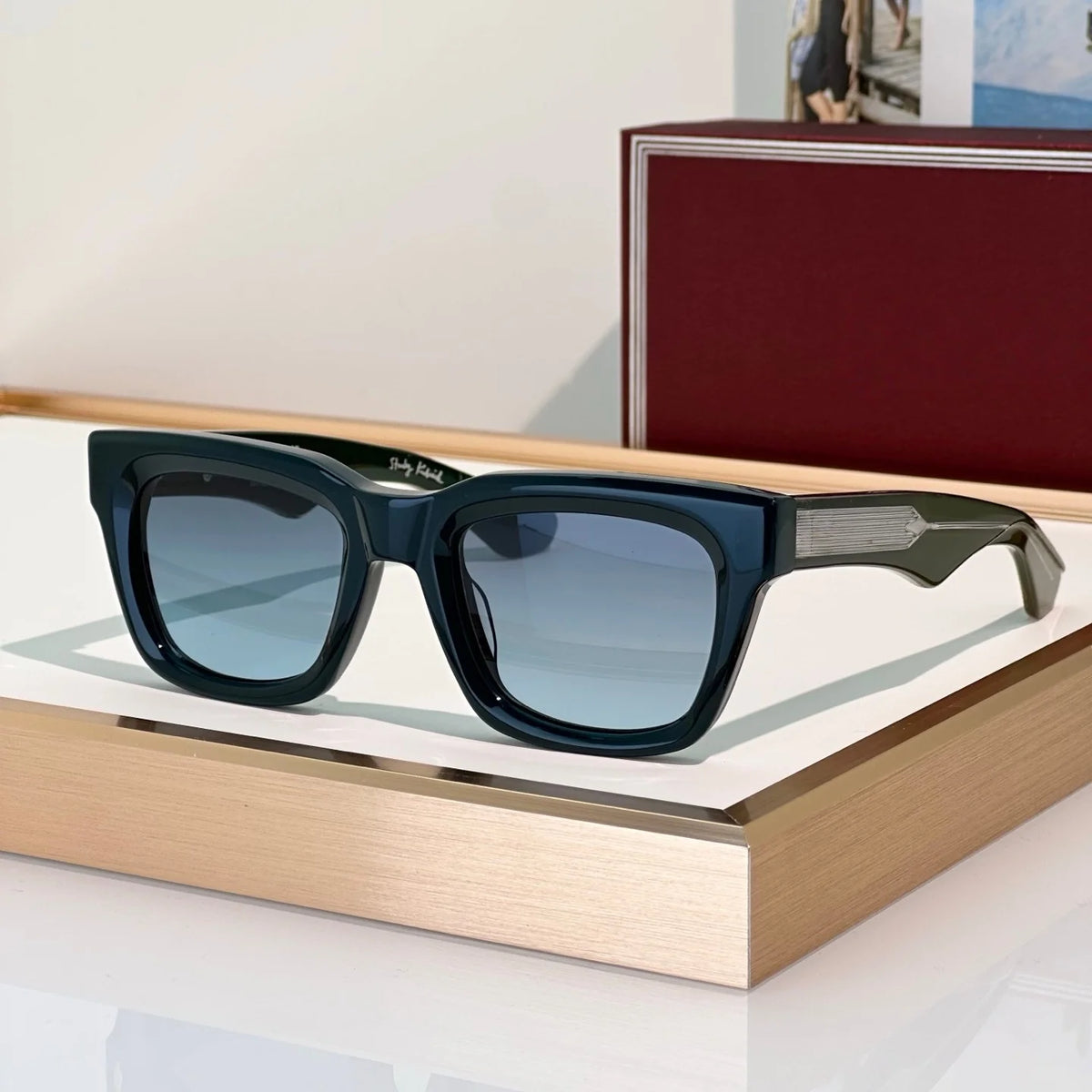 Lunettes de Soleil Carrées Acétate Unisexe UV400 Torrance – CLEVI Paris
