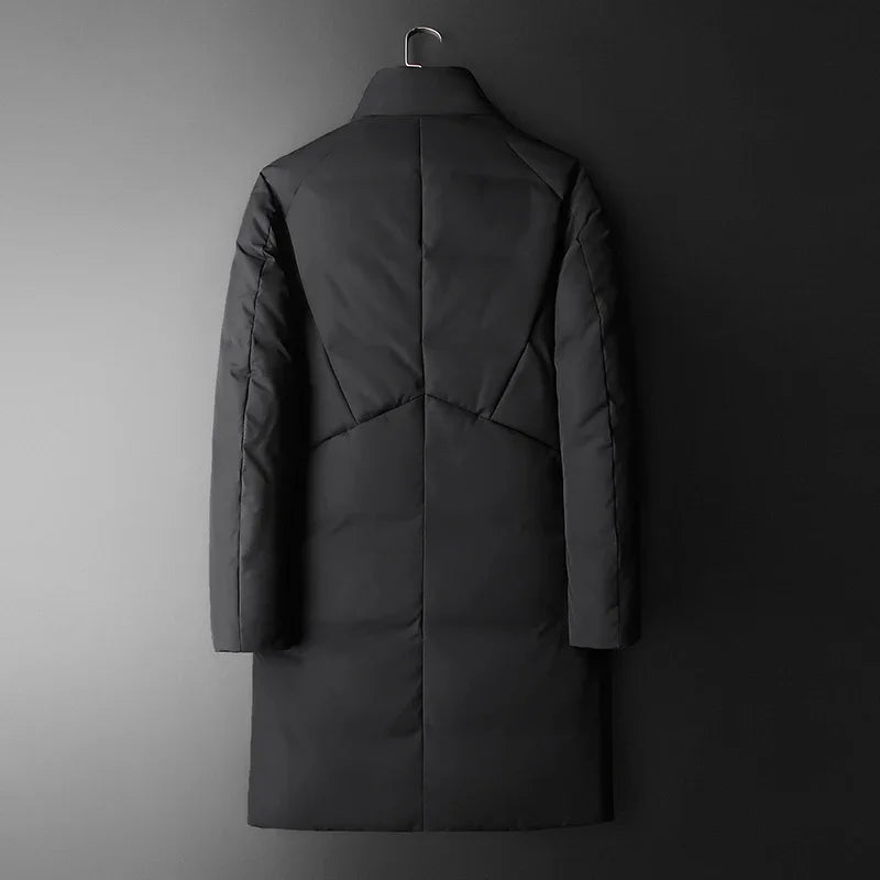 Manteau homme en duvet à col montant – CLEVI Paris