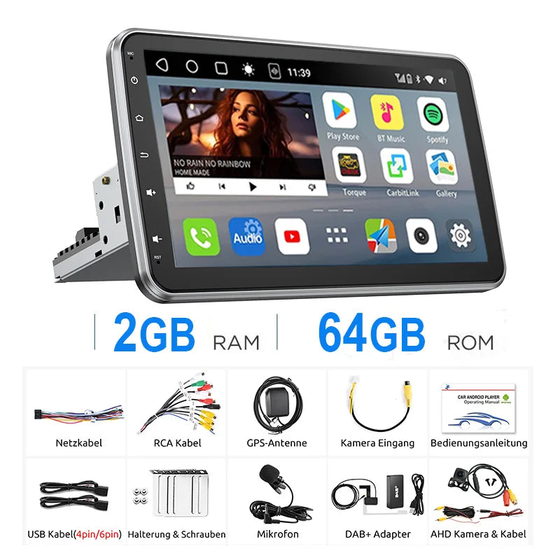 Autoradio ESSGOO 10,1″ Android CarPlay – CLEVI Paris