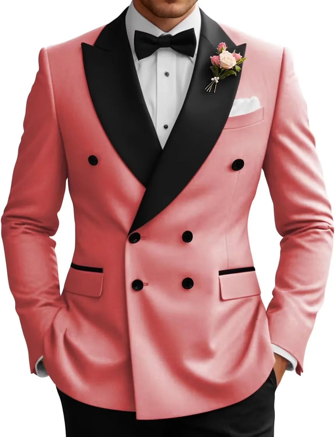 Veste de smoking croisée homme – CLEVI Paris