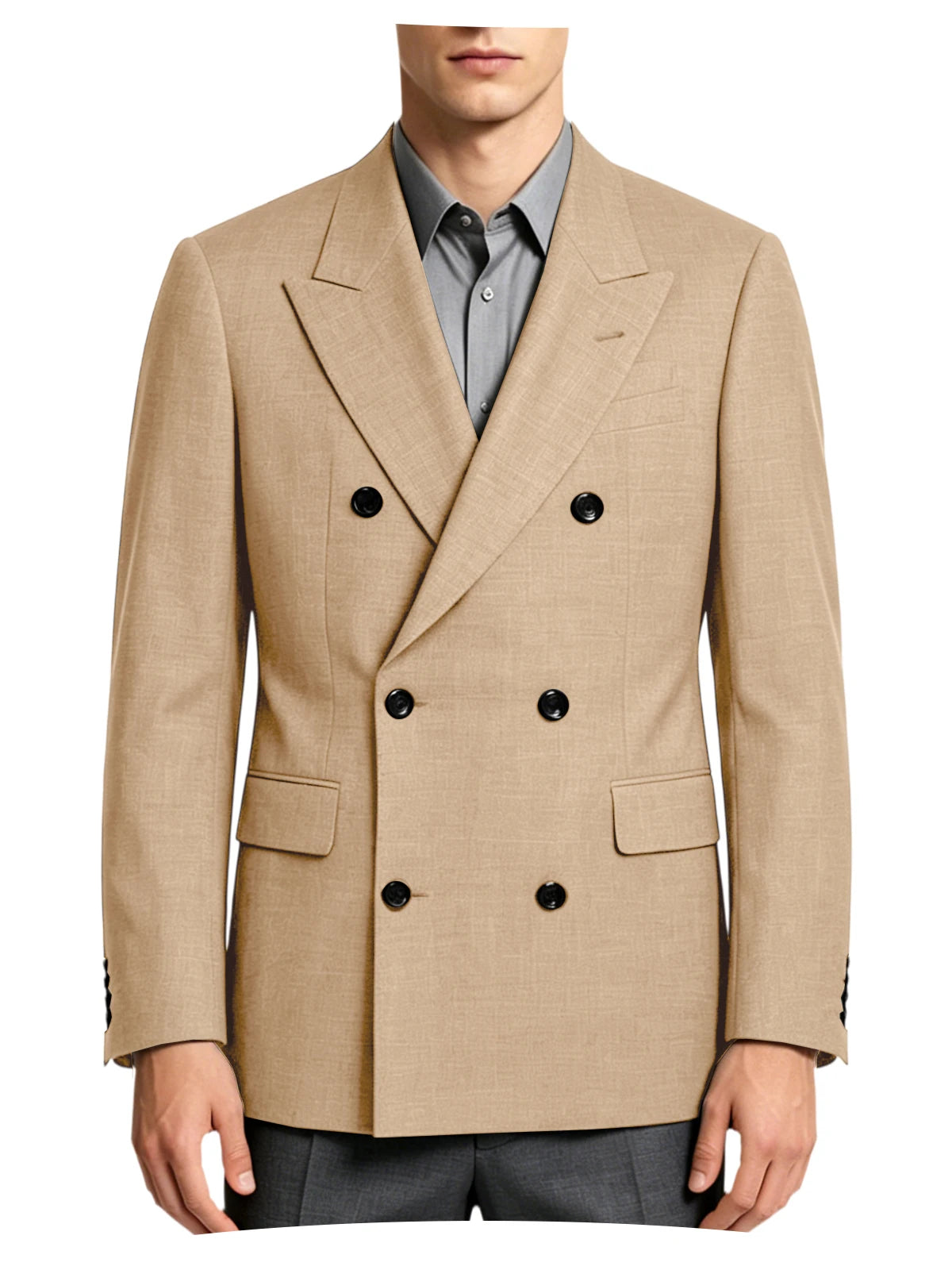 Costume homme 2 pièces coton et lin – CLEVI Paris