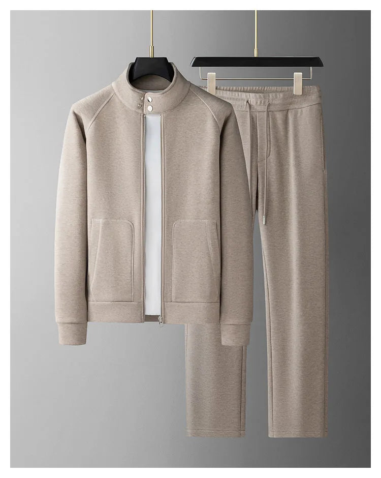 Ensemble homme épais à col montant zippé – CLEVI Paris