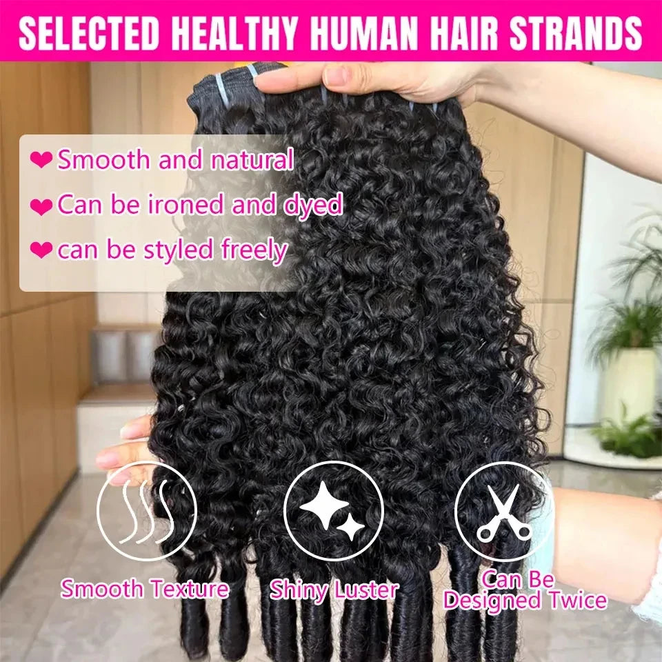 Burmese Curly Bundles Extensions Cheveux Humains Remy Hair – CLEVI Paris