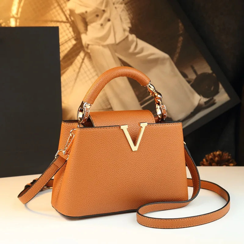 Sac Épaule Femme Cuir Synthétique Style Parisien Vintage Luxe – CLEVI Paris