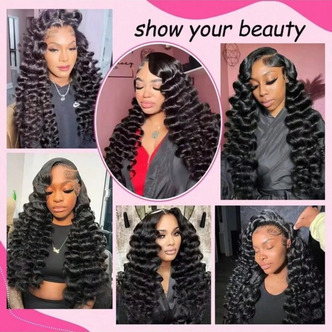 Perruque Lace Front HD Deep Wave Cheveux Humains – CLEVI Paris