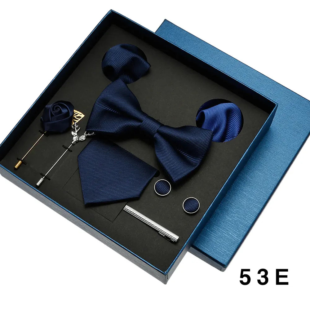 Coffret homme 8 pièces, cravate et accessoires – CLEVI Paris