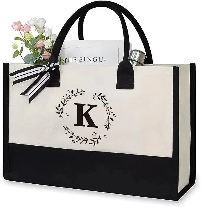 Tote Bag Toile Femme Grande Capacité Floral – CLEVI Paris