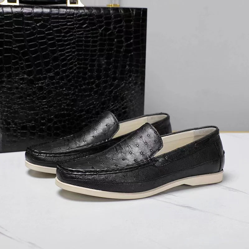 Mocassins homme noirs en cuir – CLEVI Paris
