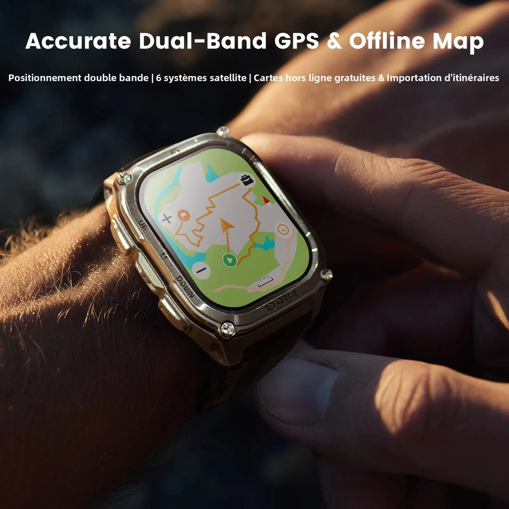 Montre KOSPET TANK M4 GPS cartes hors ligne – CLEVI Paris