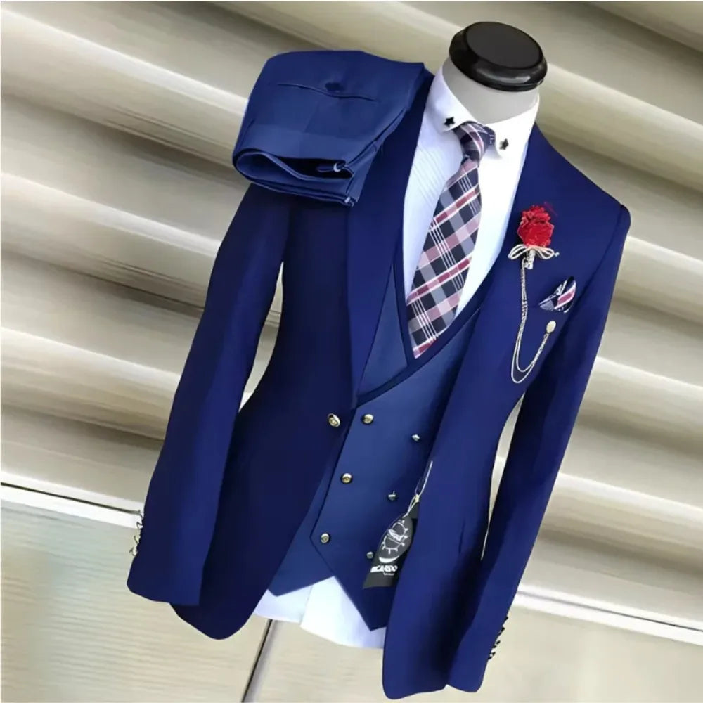Costume homme 3 pièces, coupe slim – CLEVI Paris