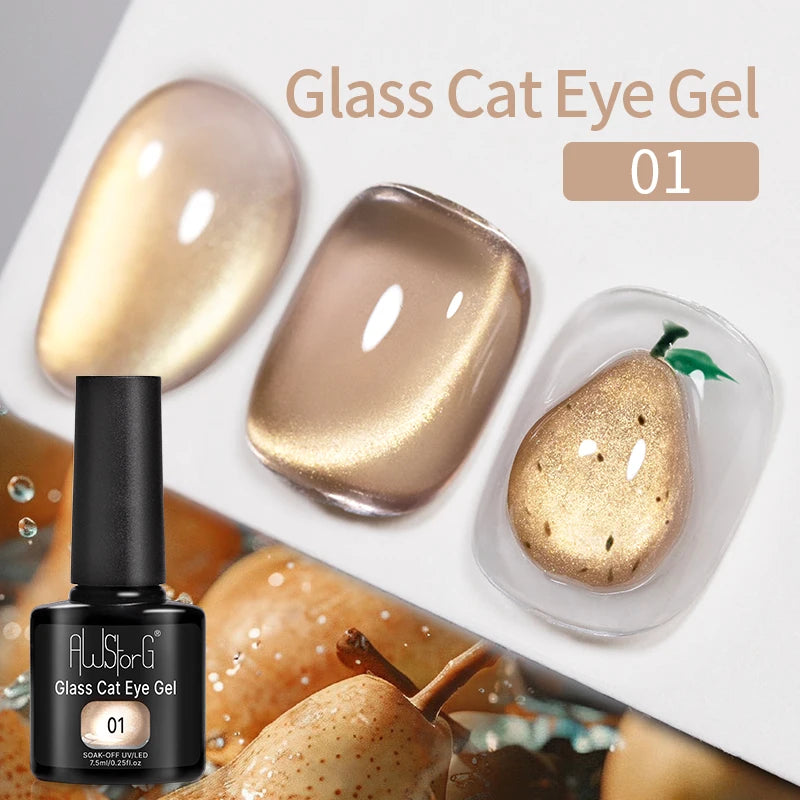 Vernis Gel UV Cat Eye AWStorG 7,5ml Semi-Permanent – CLEVI Paris