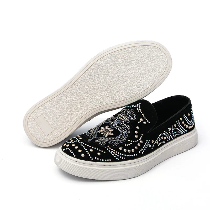 Mocassins Rivets Dandelion Homme Luxe – CLEVI Paris