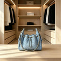 Sac seau matelassé à chaîne pour femme – CLEVI Paris