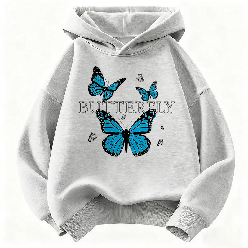 Sweat enfant unisexe motif papillon – CLEVI Paris