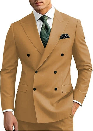 Costume homme 2 pièces double boutonnage – CLEVI Paris