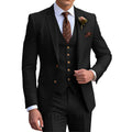 Costume homme 3 pièces, coupe droite plissée – CLEVI Paris