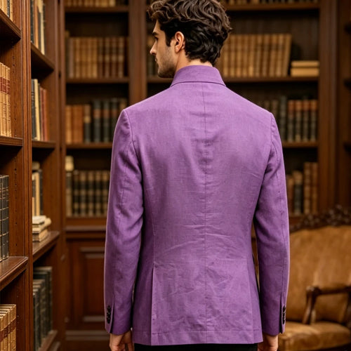 Blazer homme léger à col mandarin – CLEVI Paris